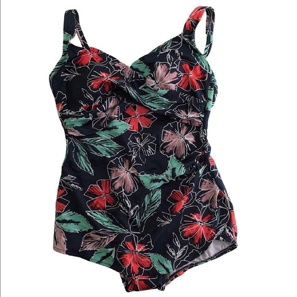 SWIM Solutions Tummy Control One Piece Swimsuit